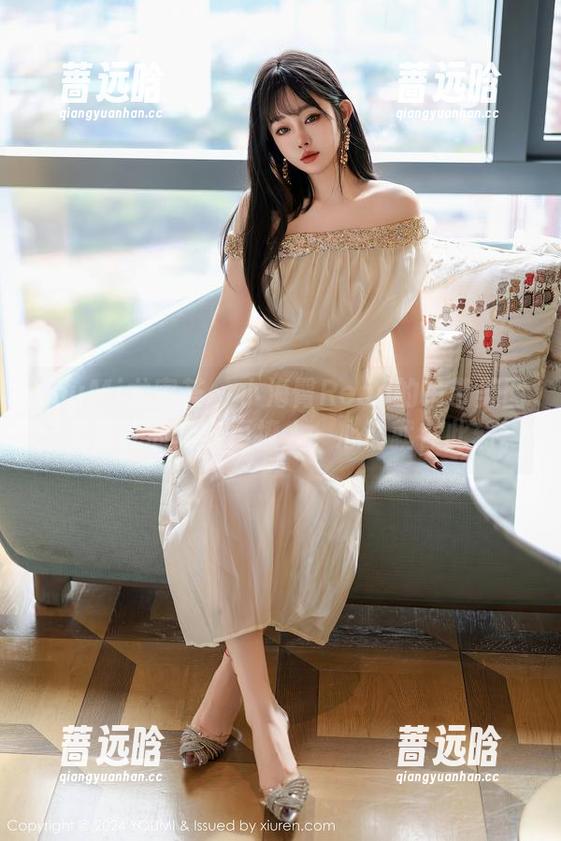 YouMi尤蜜荟 - 小海臀Rean的吊带美图：无圣光的真实更撩人，心动就在此刻。