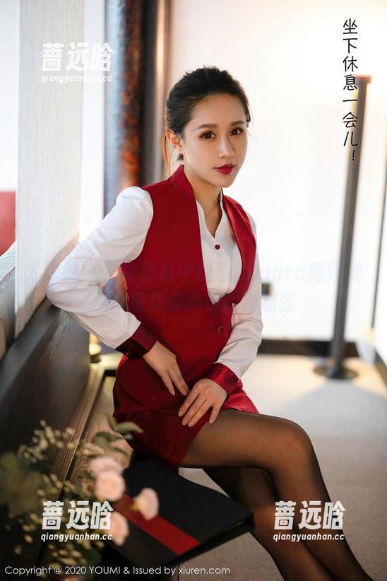 尤蜜荟 - 在牛仔裤中绽放的laura阿姣美图，撩拨你心底的那根弦